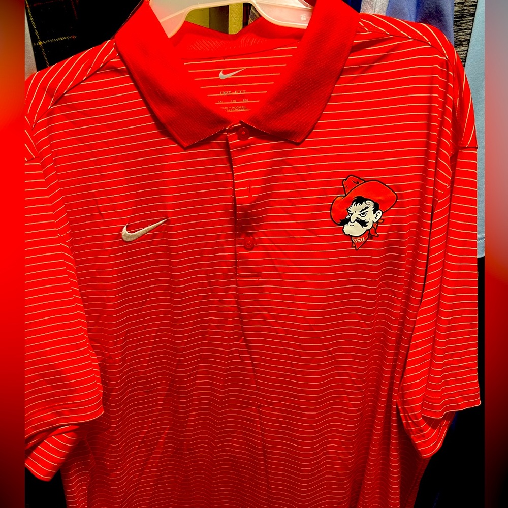 Men’s Oklahoma State, Nike dry fit polo